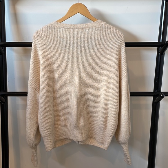 InWear size XS/S peach button up cardigan - Picture 4 of 4